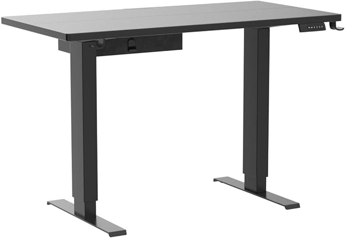Marsail TZESD12B home-office-desks, 48 x 24 Inch, Black - LeafyLoom