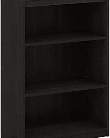 FURINNO Gruen 3-Tier Bookcases, Espresso - LeafyLoom
