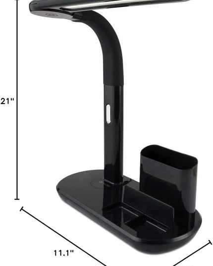 OttLite LED Pivoting Bankers Lamp with USB Charging Port - LeafyLoom