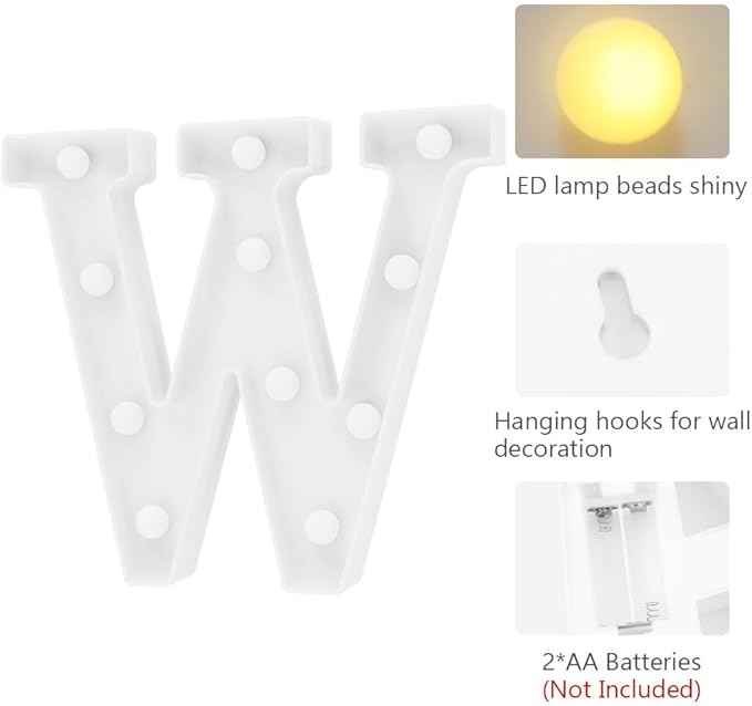 Marquee Light Up Letters Small Lights for Decoration Christmas Vacation Decorations 18 Birthday Decorations for Men Party Supply Decorations Halloween Decorations for Party Class of 2024 Decorations - LeafyLoom