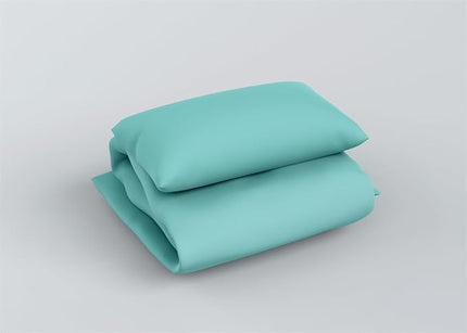 3 Piece Solid Color All Season Bedding Comforter Set Microfiber Soft Lightweight Bedding Set for Kids Teens Adults Room Decor with 1 Comforter and 2 Pillowcases Full - LeafyLoom
