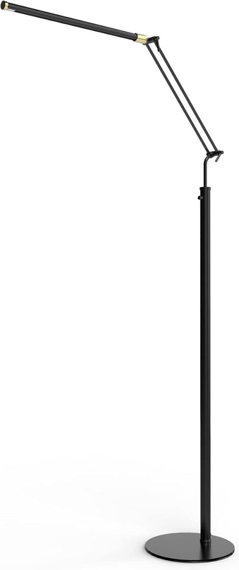 Cocoweb High Powered, dimmable, LED Floor Lamp - FLED-GPS (Black Brass) - LeafyLoom