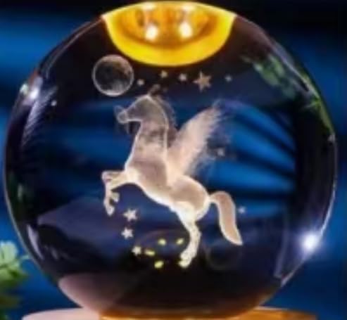 Horse Gifts for Women, Large 3D Horse Lamp, Crystal Horse Night Light 16 Color Changing with Remote Control for Bedroom Decor, Horse Figurines - LeafyLoom