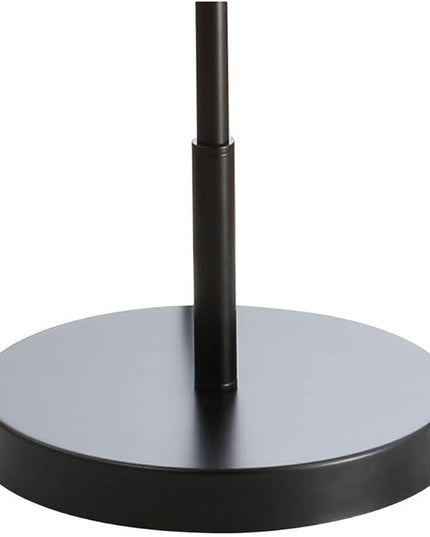 JONATHAN Y JYL6507A Bea 61" Outdoor Woven Globe LED Floor Lamp, Bohemian, Transitional, Scandinavian, Modern, Contemporary, Modern, Office, Bedroom, Living Room, Family Room, Dining Room, Coffee/Black - LeafyLoom