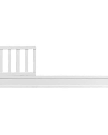 Oxford Baby Holland Modern 3-in-1 Island Crib to Toddler Bed Guard Rail Conversion Kit, Snow White, GreenGuard Gold Certified - LeafyLoom