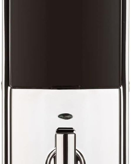 Kwikset 914 Contemporary Keypad SmartCode Electronic Deadbolt Smart Lock featuring SmartKey Security and ZigBee 3.0 Technology in Polished Chrome Kwikset