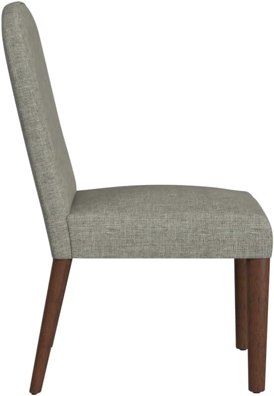 HomePop Classic Parsons Dining Chairs, Gray Woven (Single Pack) - LeafyLoom