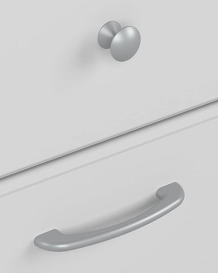 Bush Furniture Cabot Desks for Home Office with Storage and Chrome Hardware | Elegant Computer Table with Drawers, 72W, White - LeafyLoom