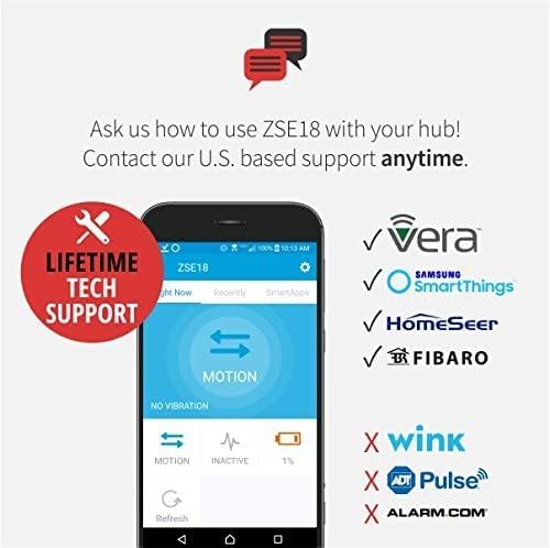 Zooz 800 Series Z-Wave Long Range S2 Motion Sensor ZSE18 800LR with Magnetic Mount, Works with SmartThings, Z-Box, and Home Assistant ZOOZ
