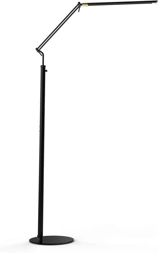 Cocoweb High Powered, dimmable, LED Floor Lamp - FLED-GPS (Black Brass) - LeafyLoom