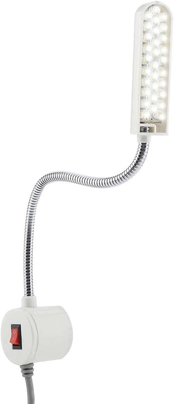 Zerodis Sewing Machine Light LED Lighting, LED Lamp Magnetic Base LED Desk Lamp for Workbench Lathe Drill Press Daylight Flexible Arm Work Lamp(us) - LeafyLoom