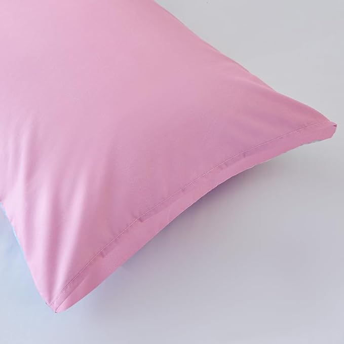 Girls Pink Comforter King,Pink Bedding Set for Girls,Tie Dye Comforter Set,Kids Comforter Set for Girls,Blue Pink Teen Comforter King with 2 Pink Pillowcases,Rainbow Comforter Set - LeafyLoom