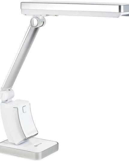 OttLite 13W Slimline Desk Lamp - Home, Office, Bedroom, or Reading (White) - LeafyLoom
