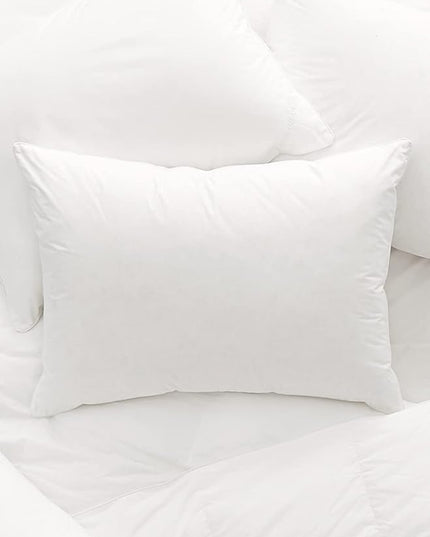 BOLL & BRANCH Down Alternative Pillow – Luxury 100% Organic Cotton Shell – Hypoallergenic Fiber Bedding – Allergy-Friendly Comfort and Superior Head Support – Soft, King - LeafyLoom