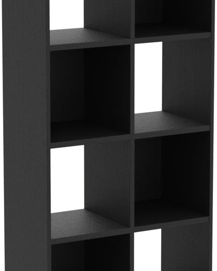 Signature Design by Ashley Langdrew 8 Cube Storage Organizer or Bookcase, Black - LeafyLoom