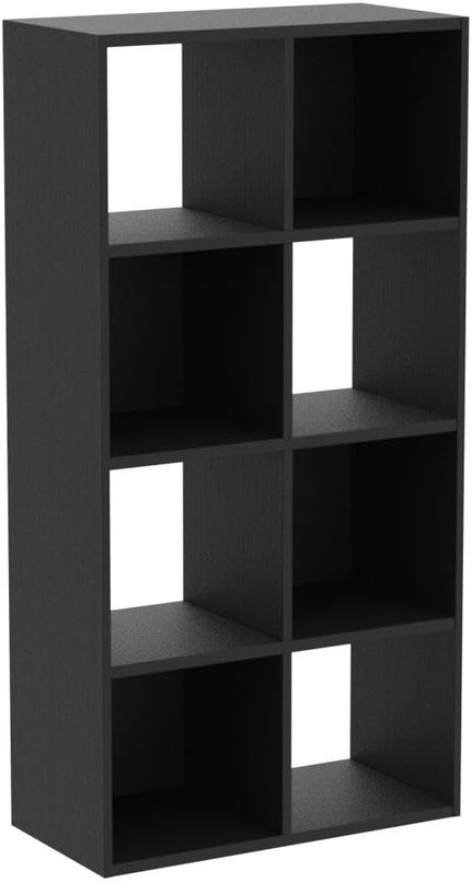 Signature Design by Ashley Langdrew 8 Cube Storage Organizer or Bookcase, Black - LeafyLoom