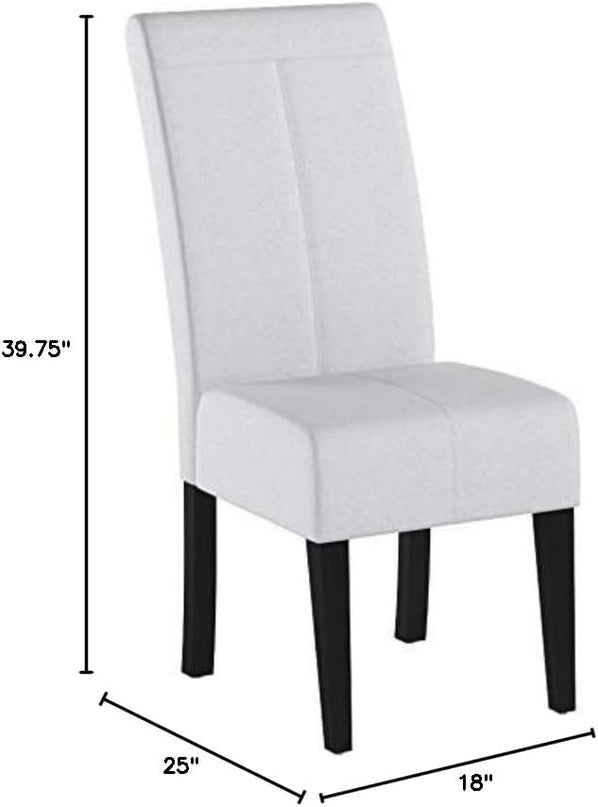Christopher Knight Home Pertica Fabric Dining Chair (Set Of 2),Wood, Light Grey - LeafyLoom