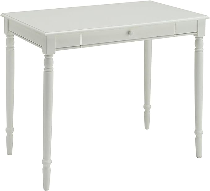 Convenience Concepts French Country Desk, White - LeafyLoom