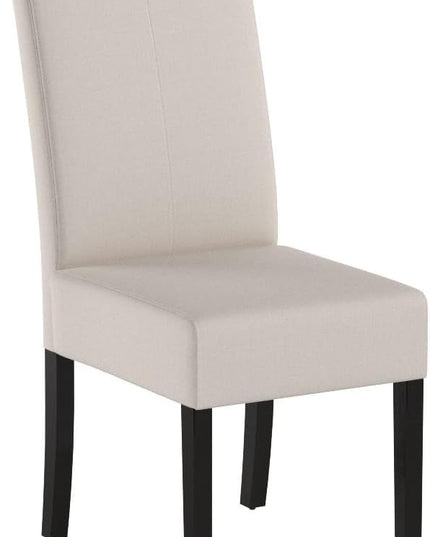 Christopher Knight Home Pertica Linen Dining Chairs, 2-Pcs Set, Natural - LeafyLoom