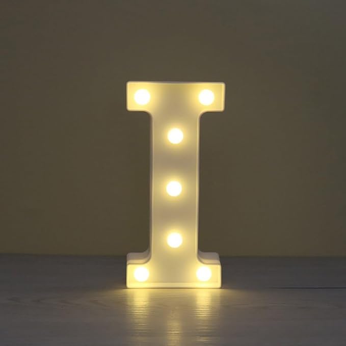 Light Up I Love You Letters Sign for Wedding LED Heart Marquee Lights Night Light Lamp Christmas Holiday Gift Home Party Decoration - LeafyLoom