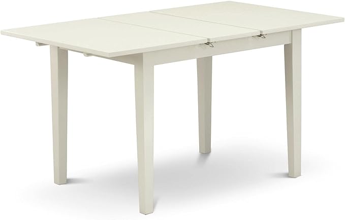 East West Furniture Norfolk Kitchen Rectangle Dining Table Top with Butterfly Leaf, 32x54 Inch, Nft-lwh-t - LeafyLoom