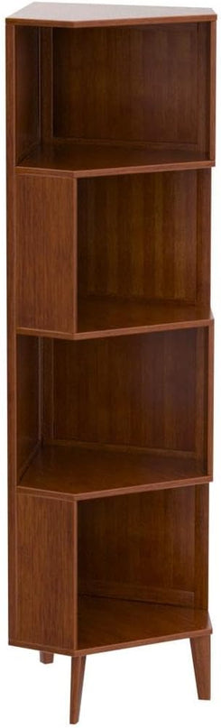 Industrial 4-Bookcase Cube Bookshelf for Home Office and Living Room Decoration - LeafyLoom
