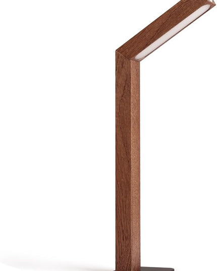 LANDGOO LED Desk Lamp for Home Office,Desk Light Touch Control Foldable Dimmable Lamp Wall Lamp Wooden Night Light (Sapele Wood) - LeafyLoom