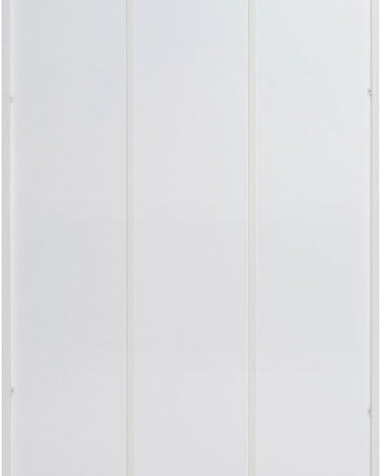 STARY 5 Shelf White Bookcase 60 inch Tall Wood Bookshelf for Bedroom - LeafyLoom