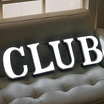 LED Marquee Letter Lights-DIY Marquee Lights up Letter Signs, Dual DC Interface Upgrade Multi-Letter Connection, 26 Alphabet Signs for Wedding, Birthday, Party， Bar Decoration (A) - LeafyLoom