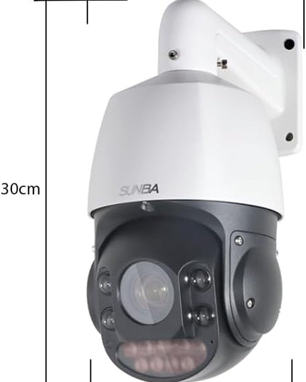 SUNBA 4K 8MP PTZ Camera Outdoor, IP PoE+ Security Dome, 20X Optical Zoom, Two Way Audio &Built-in TF Card Slot, 24x7 Automatic PTZ Tour, Night Vision up to 328ft (405-D20X 4K) SUNBA%C2%AE