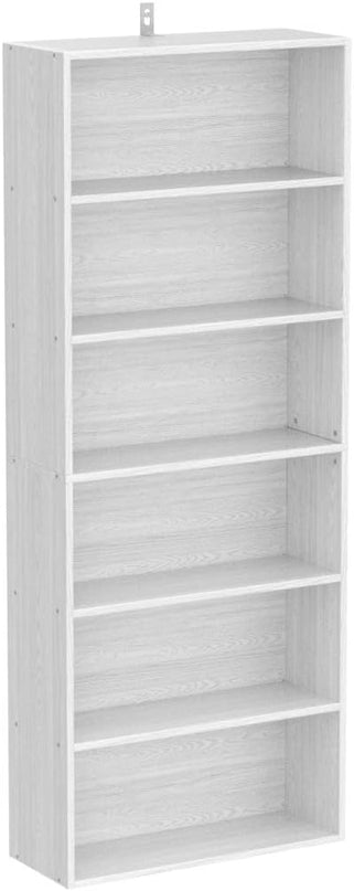 IRONCK Bookshelves and Bookcases Floor Standing 6 Tier Display Storage Shelves 70in Tall Bookcase for Home Office, Living Room, Bed Room - LeafyLoom