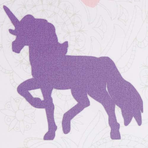 Amazon Basics Kid's Easy Care Microfiber Bed-in-a-Bag 7-Piece Bedding Set, Full/Queen, Purple Unicorns, Solid & Printed - LeafyLoom