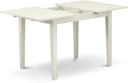 East West Furniture Norfolk Kitchen Rectangle Dining Table Top with Butterfly Leaf, 32x54 Inch, Nft-lwh-t - LeafyLoom
