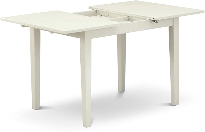 East West Furniture Norfolk Kitchen Rectangle Dining Table Top with Butterfly Leaf, 32x54 Inch, Nft-lwh-t - LeafyLoom