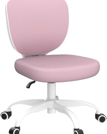 Primy Kids Desk Chair, Ergonomic Children Study Computer Chair Adjustable, Breathable Mesh Office Chair with Wheels, Armless Rolling Swivel School Task Chair for Boys Girls Age 4-12 in Home Bedroom - LeafyLoom