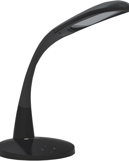 Stella Original Premium 10W LED Desk Task Lamp - Black - Adjustable Dimmable Low Vision Natural Table Light - Bright Macular Degeneration Aid Lighting-Hobby, Crafting, Sewing, Artist, Reading, Office - LeafyLoom