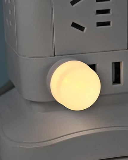 Mini USB Night Lights，Plug in LED Bulb，Flexible Ambient Light ，Emergency Lighting，Compact，Ideal for Bedroom，Bathroom，Nursery，Hallway，Outdoor Camping，Reading（Combination）(8 Pack,Warm White) - LeafyLoom