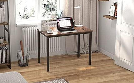 Need Small Computer Desk - 39 3/8" Inches Heavy Duty Writing Desks, Simple Laptop Corner Table for Home Office,Dormitory AC3FB10060 - LeafyLoom