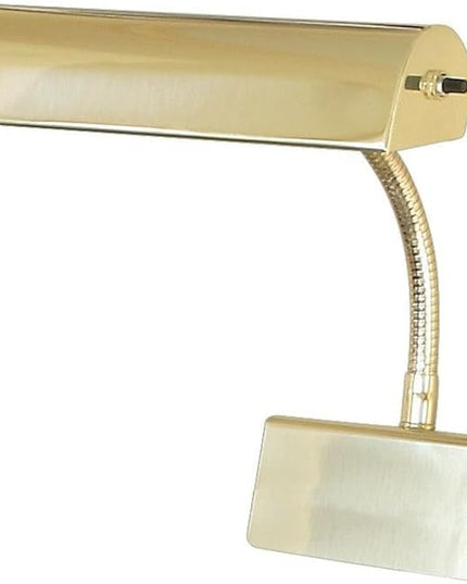 House Of Troy GP10-61 Grand Piano 10-Inch Portable Lamp, Polished Brass - LeafyLoom