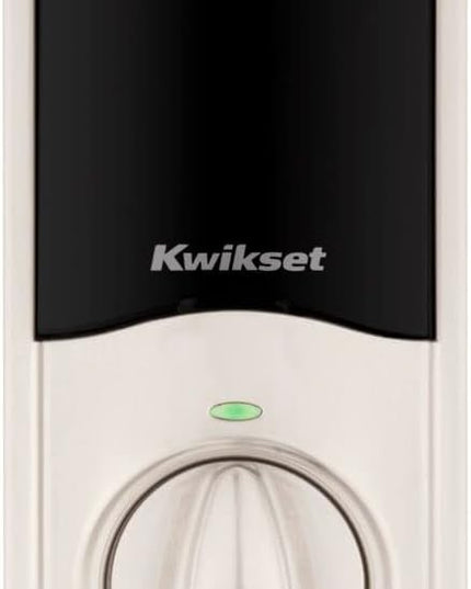 Kwikset Home Connect 620 Smart Lock Deadbolt with Z-Wave Technology, Works with Ring Alarm, Samsung Smartthings and More, Z-Wave Hub Required, Traditional Design in Satin Nickel Kwikset