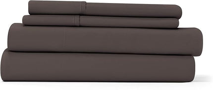 Linen Market Bed Sheets for Queen Size Bed (Chocolate) - Sleep Better Than Ever with These Soft and Cooling Queen Sheets - Deep Pocket Fits 16" Thick Beds - 4 Piece Queen Sheet Set - LeafyLoom