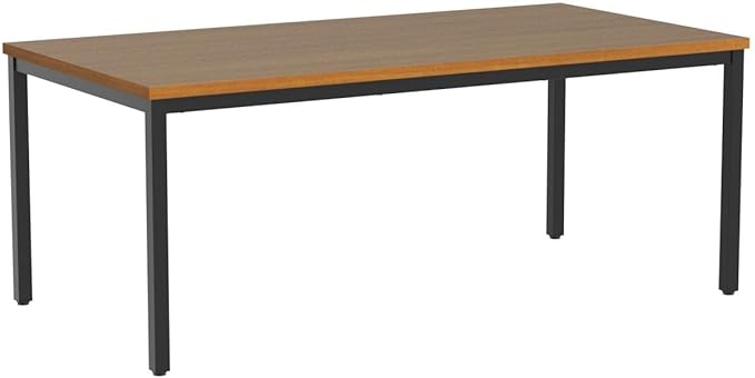 BIBOC Large Computer Desk Modern Simple Style Table 36X72 inches Office Desk Sturdy Writing Workstation Office Desk Writing for Home Office Desk Workstation Wide Metal Sturdy Frame - LeafyLoom