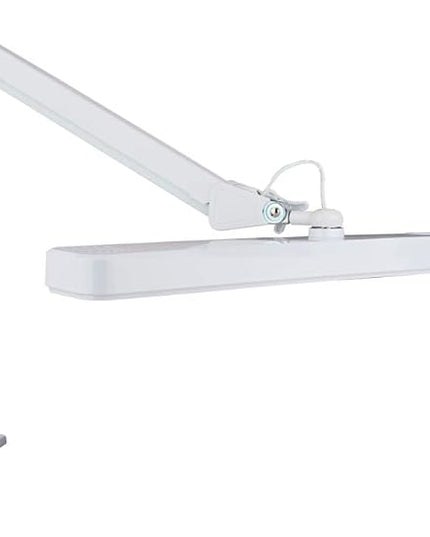 Neatfi XL 2,500 Lumens LED Task Lamp, 30W Super Bright Desk Lamp with Clamp, 162 Pcs SMD LED, Eye-Caring LED Lamp (Non-CCT, White) - LeafyLoom