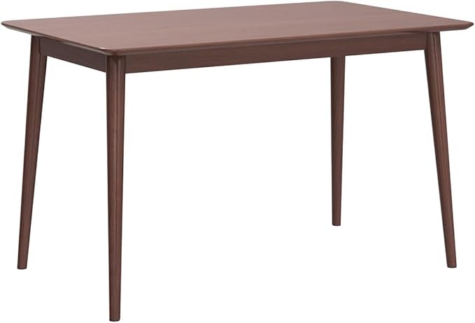 Dining Table Kitchen Table 47" Dining Room Table Small Kitchen Table for Small Spaces Table Modern Home Furniture Dinner Table Rectangular (Espresso) - LeafyLoom