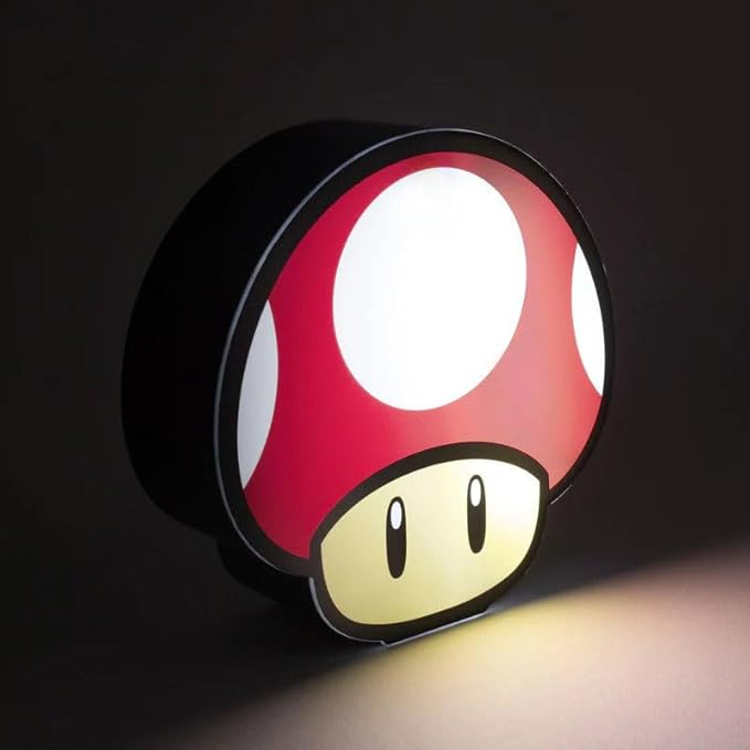 Paladone Super Mario Box Light Super Mushroom 15 cm - LeafyLoom