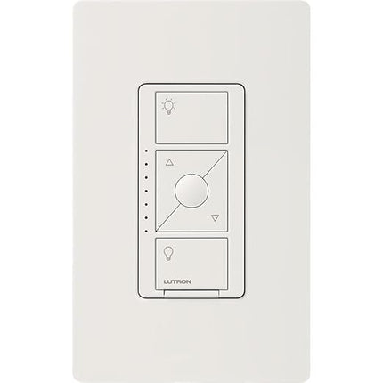Lutron Caseta Original Smart Dimmer Switch ELV+ (Lutron Hub Required), 250W LED, Single-Pole/3-Way, Neutral Required, PD-5NE-WH, White Lutron