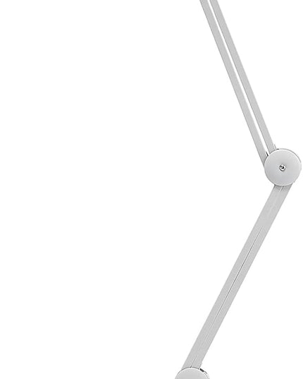 Neatfi (New Model) 1,200 Lumens Super LED Magnifying Lamp with Clamp, 8D, Dimmable, includes Microfiber Cleaning Cloth, 5 Inch Diameter Lens for Reading, Sewing, Crafting (8 Diopter, White) - LeafyLoom