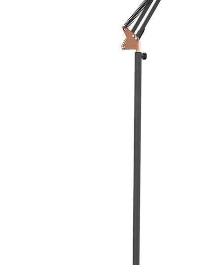 LEPOWER Metal Floor Lamp, Adjustable Architect Swing Arm Standing Lamp with Heavy Duty Base, Eye-Caring Reading/Drawing Lamp with On/Off Switch for Living Room, Bedroom, Office Sand Black - LeafyLoom