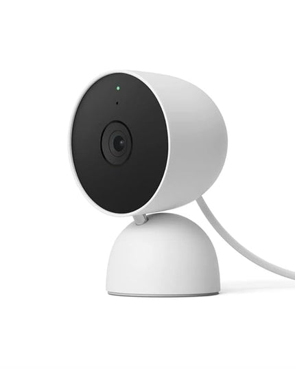 Google indoor Nest Security Cam 1080p (Wired) - 2nd Generation - Snow GoogleLLC