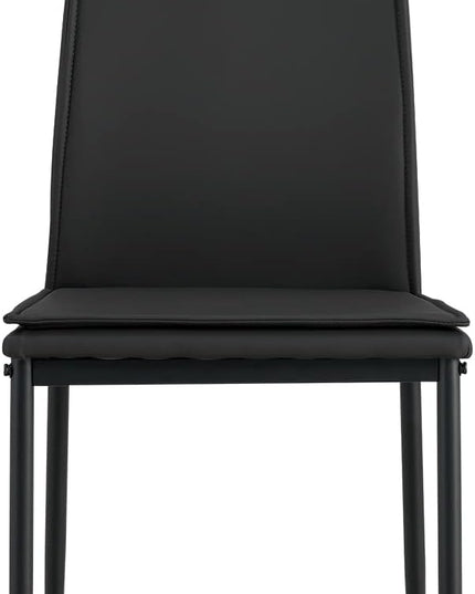 NicBex Haerin-SD-00288-LWJ Dining Chairs, 17.1"x14.6"x37.7", Black - LeafyLoom